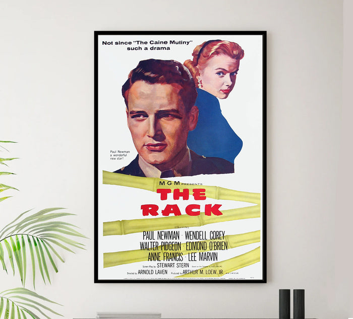 The Rack 1956 - Paul Newman - US - Classic Movie Poster