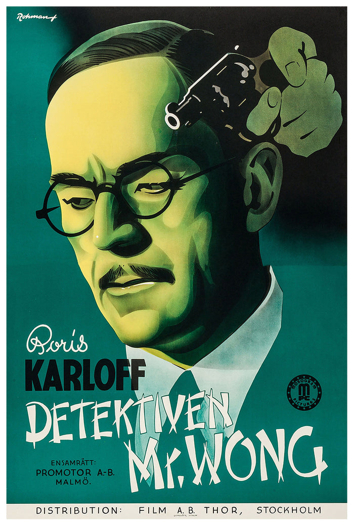 Mr. Wong, Detective 1938 - Sweden - v1 - Classic Movie Poster