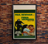The Left Handed Gun 1958 - Paul Newman - Italy (2) - Classic Movie Poster