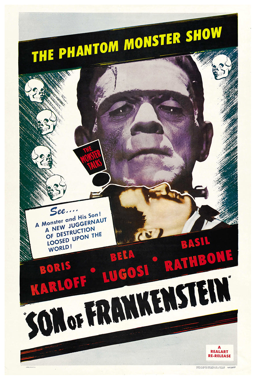Son of Frankenstein 1939 - US - v5 - Classic Movie Poster