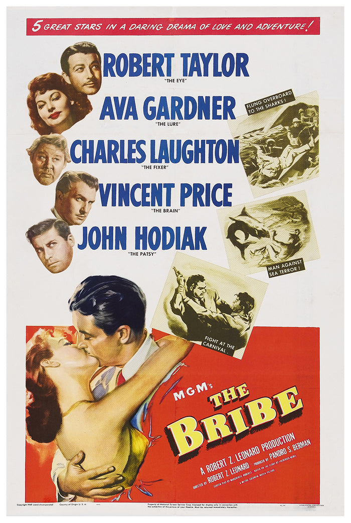 The Bribe 1949 - US - v1 - Classic Movie Poster