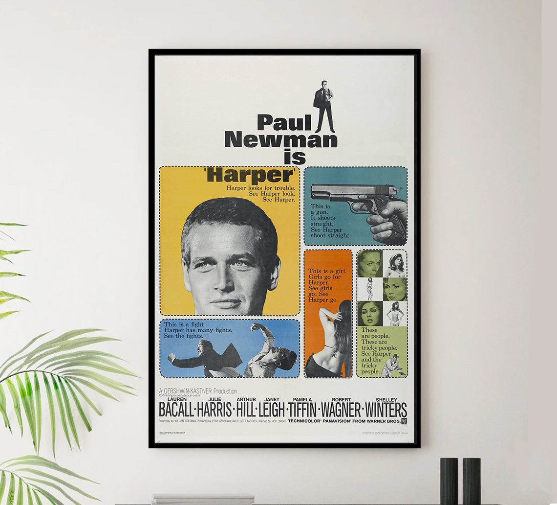 Harper 1966 - Paul Newman - US - Classic Movie Poster