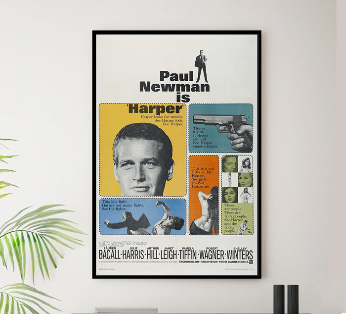 Harper 1966 - Paul Newman - US - Classic Movie Poster