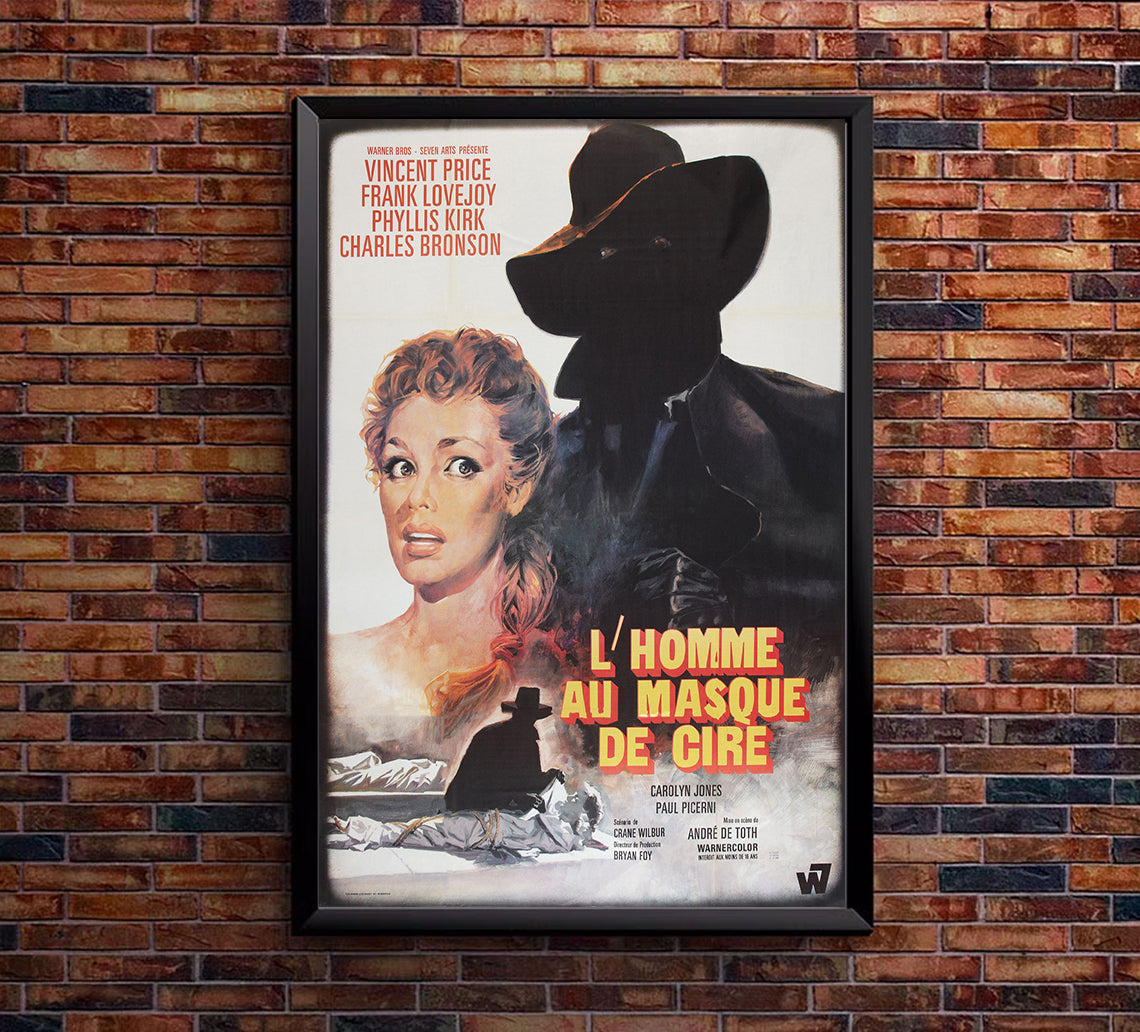 House of Wax 1953 - France - v1 - Classic Movie Poster