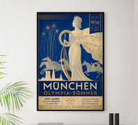 Germany - Munchen 1936 - Vintage Tourism Travel Poster