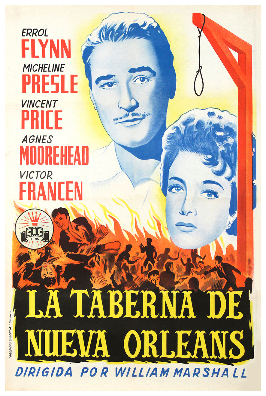 Adventures of Captain Fabian 1951 - Spain - v1 - Classic Movie Poster