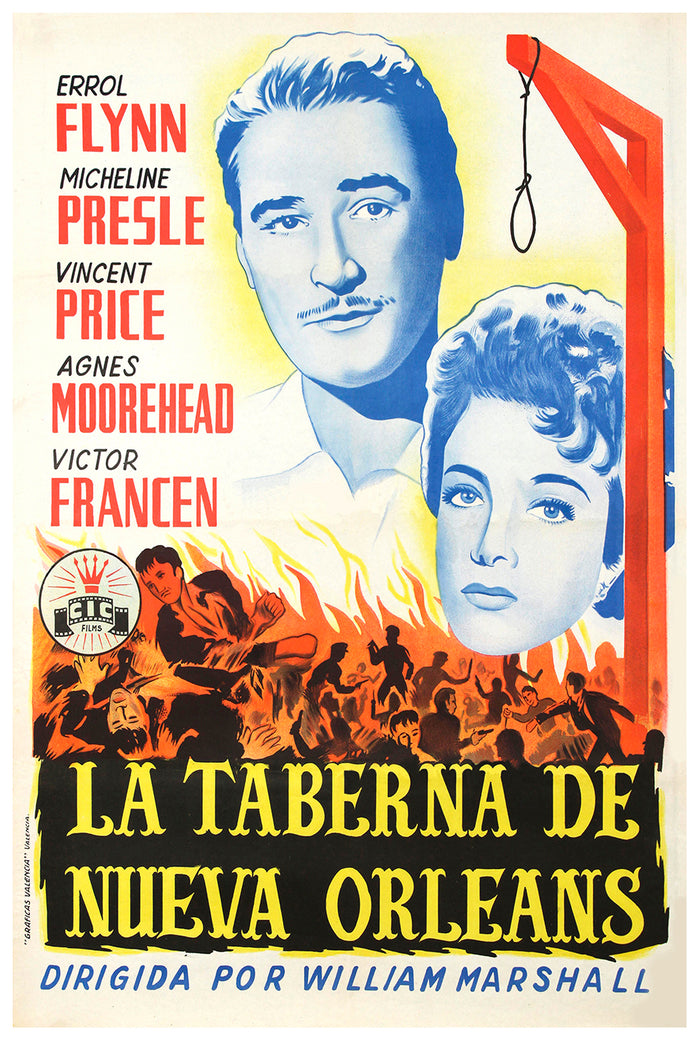 Adventures of Captain Fabian 1951 - Spain - v1 - Classic Movie Poster
