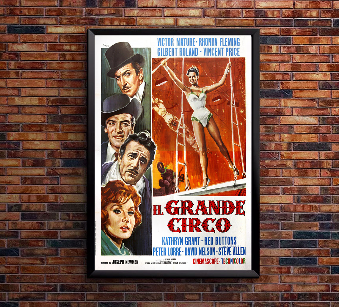 The Big Circus 1959 - Italy - v2 - Classic Movie Poster
