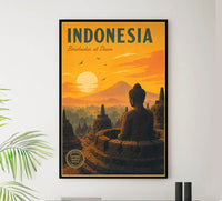 Indonesia - Tourism - v1 - Vintage Travel Poster
