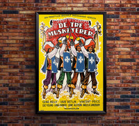 The Three Musketeers 1948 - Denmark - v1 - Classic Movie Poster