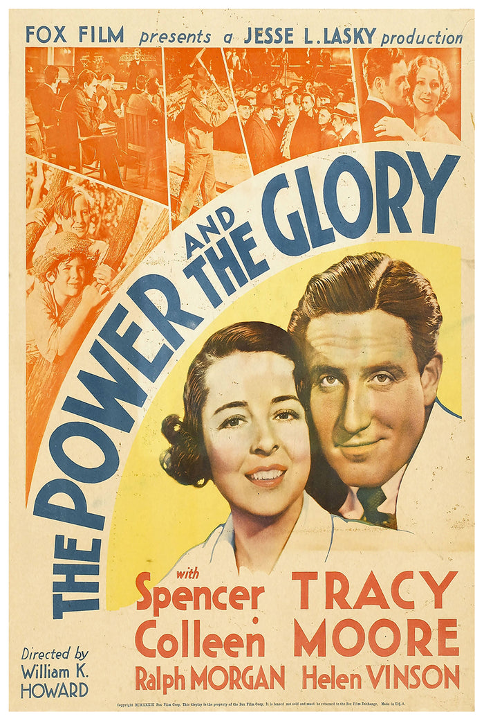 The Power and the Glory 1933 - US - v2 - Classic Movie Poster