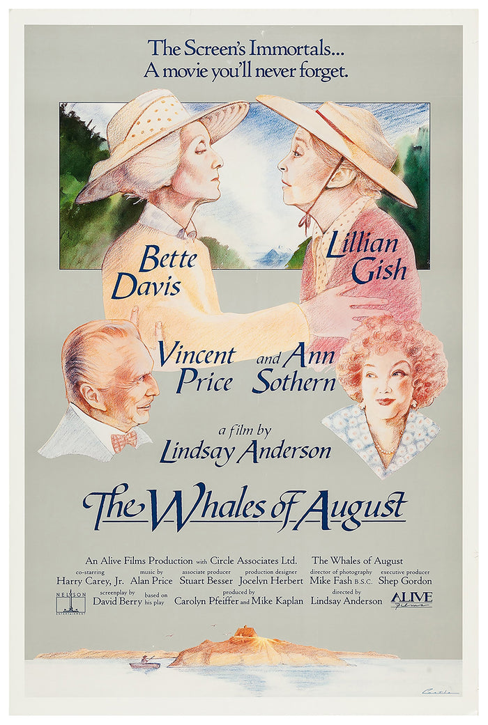 The Whales of August 1987 - US - v1 - Classic Movie Poster