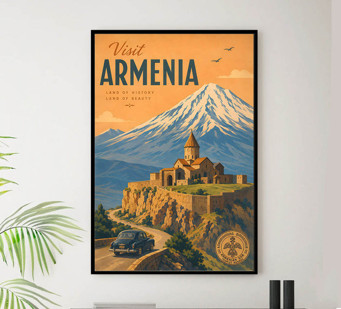 Armenia - Tourism - v1 - Vintage Travel Poster