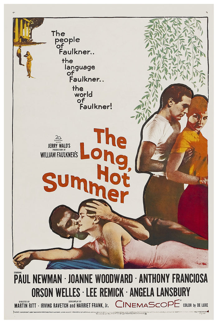 The Long, Hot Summer 1958 - Paul Newman - US - Classic Movie Poster
