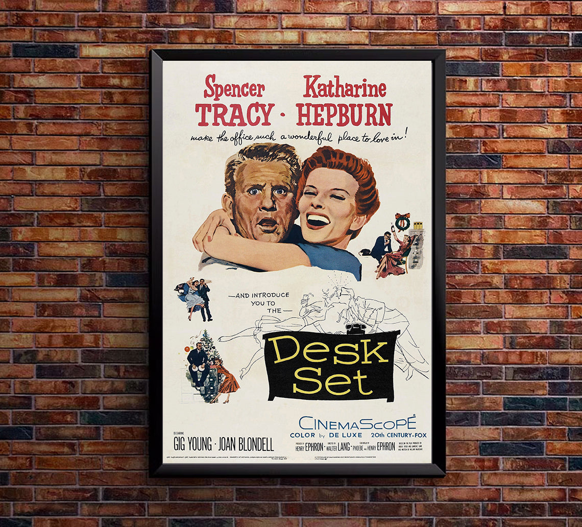 Desk Set 1957 - US - v1 - Classic Movie Poster