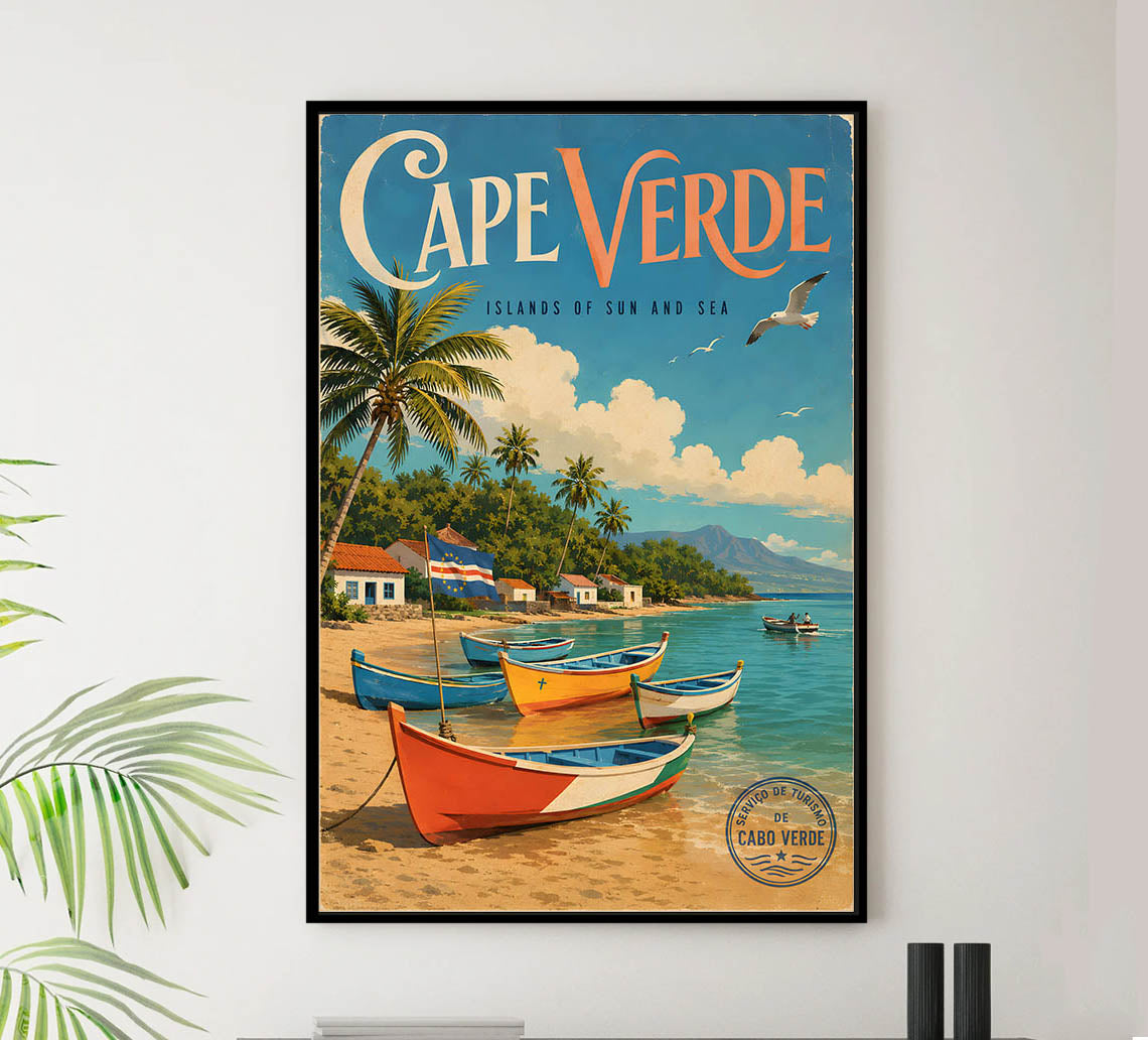 Cape Verde - Tourism - v1 - Vintage Travel Poster