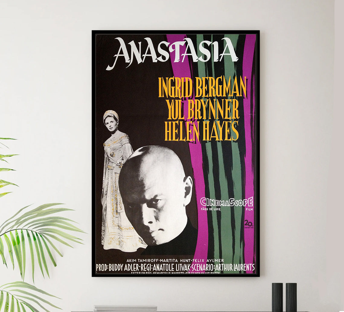 Anastasia 1956 - Sweden - v1 - Classsic Movie Poster