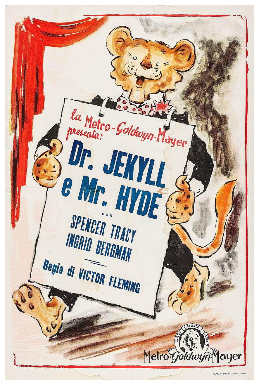 Dr. Jekyll and Mr. Hyde 1941 - Italy - v2 - Classic Movie Poster