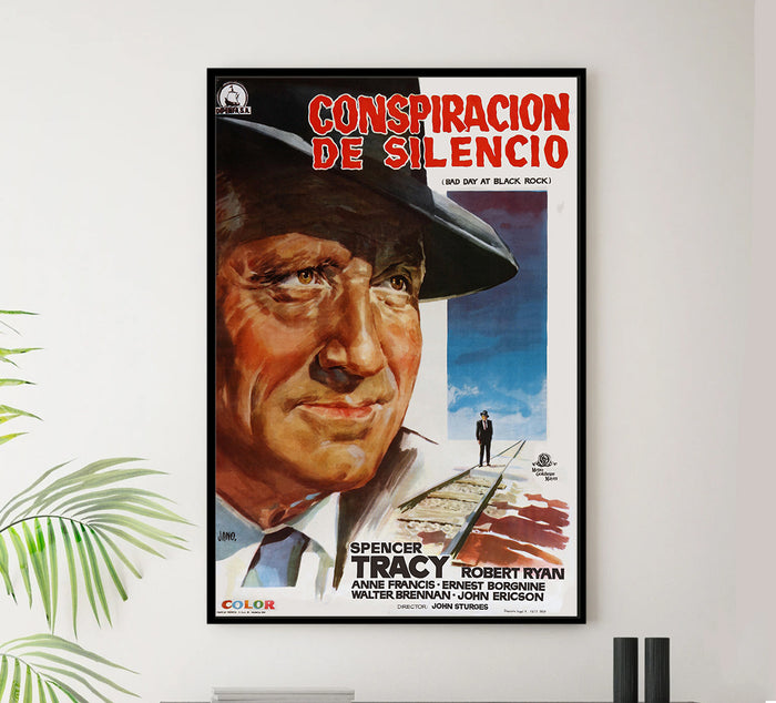 Bad Day at Black Rock 1955 - Spain - v1 - Classic Movie Poster