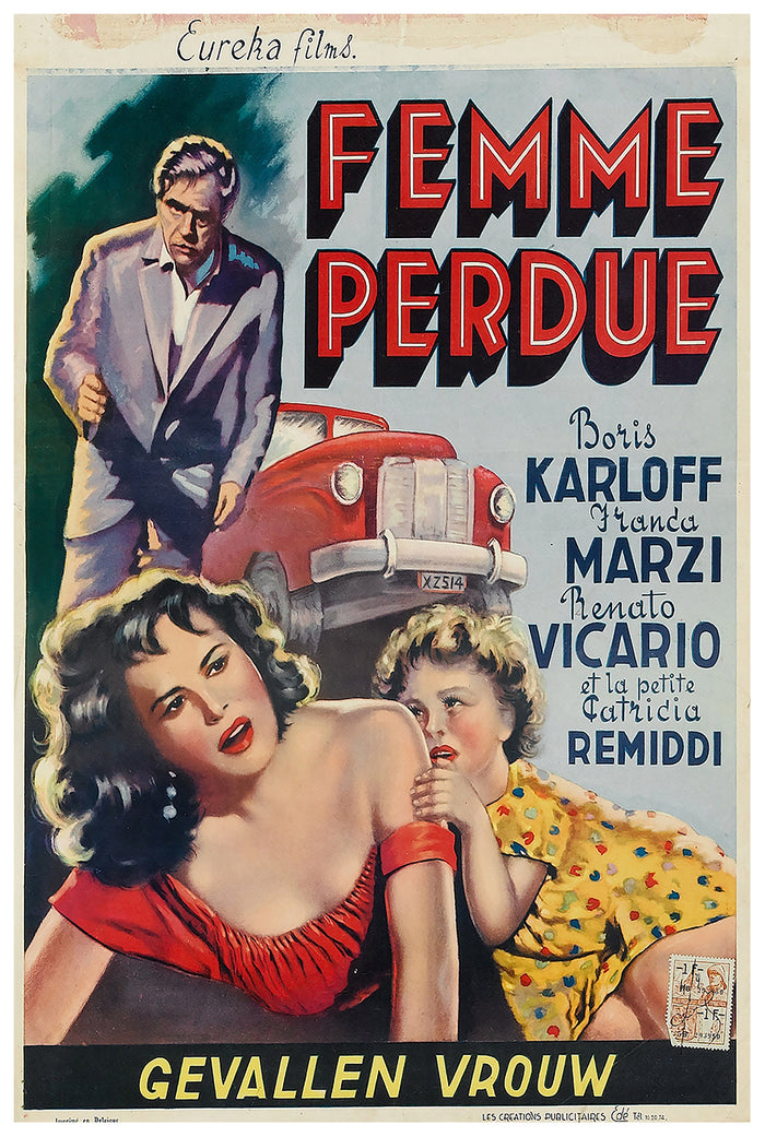 Il mostro dell'isola 1954 - Belgium - v1 - Classic Movie Poster