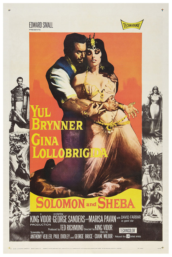 Solomon and Sheba 1959 - US - v1 - Classsic Movie Poster