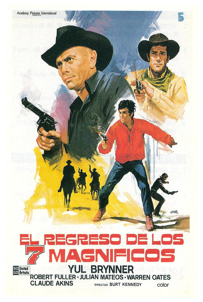 Return of the Seven 1966 - Spain - v1 - Classsic Movie Poster