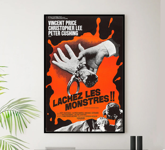 Scream and Scream Again 1970 - France - v1 - Classic Movie Poster