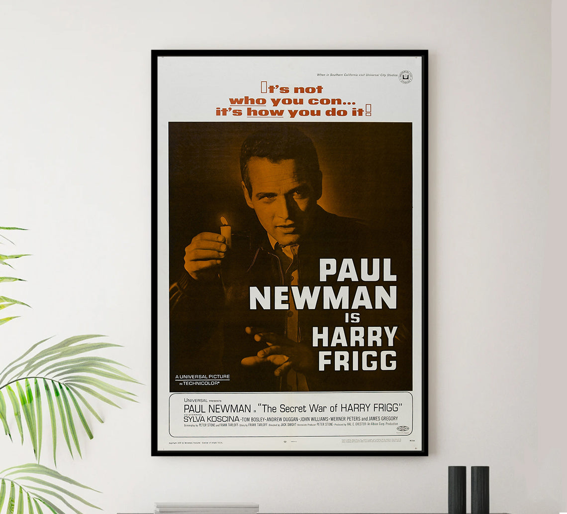 The Secret War of Harry Frigg 1968 - Paul Newman - US (2) - Classic Movie Poster