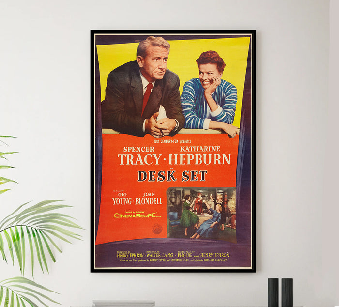 Desk Set 1957 - US - v3 - Classic Movie Poster