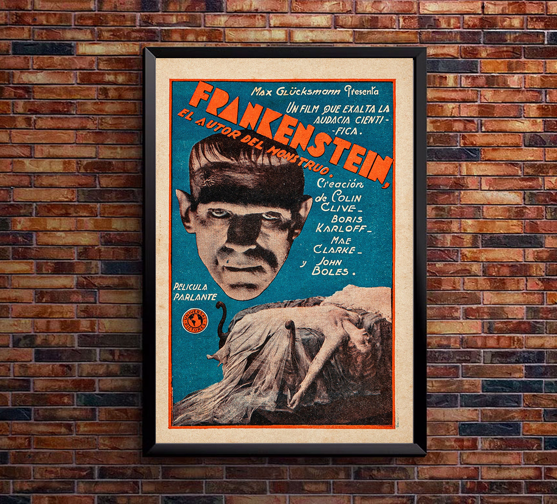 Frankenstein 1931 - Uruguay - v1 - Classic Movie Poster