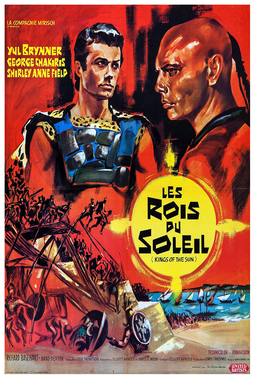 Kings of the Sun 1963 - France - v2 - Classsic Movie Poster