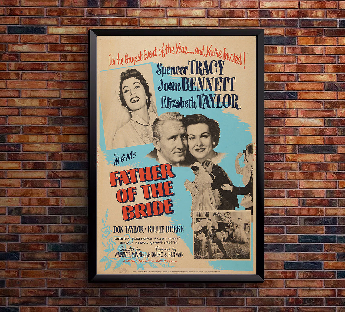 Father of the Bride 1950 - US - v4 - Classic Movie Poster