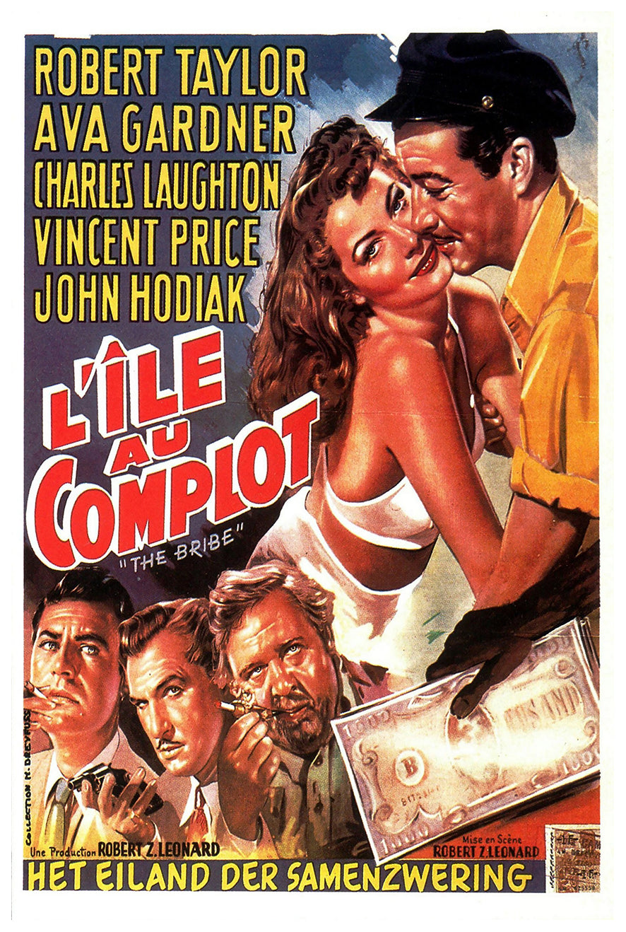 The Bribe 1949 - Belgium - v1 - Classic Movie Poster