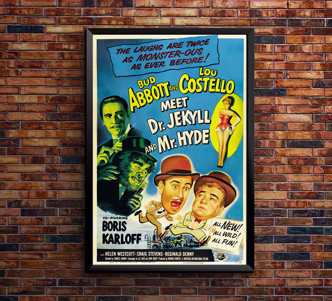 Abbott and Costello Meet Dr. Jekyll and Mr. Hyde 1953 - US - v1 - Classic Movie Poster