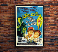 Abbott and Costello Meet Dr. Jekyll and Mr. Hyde 1953 - US - v1 - Classic Movie Poster