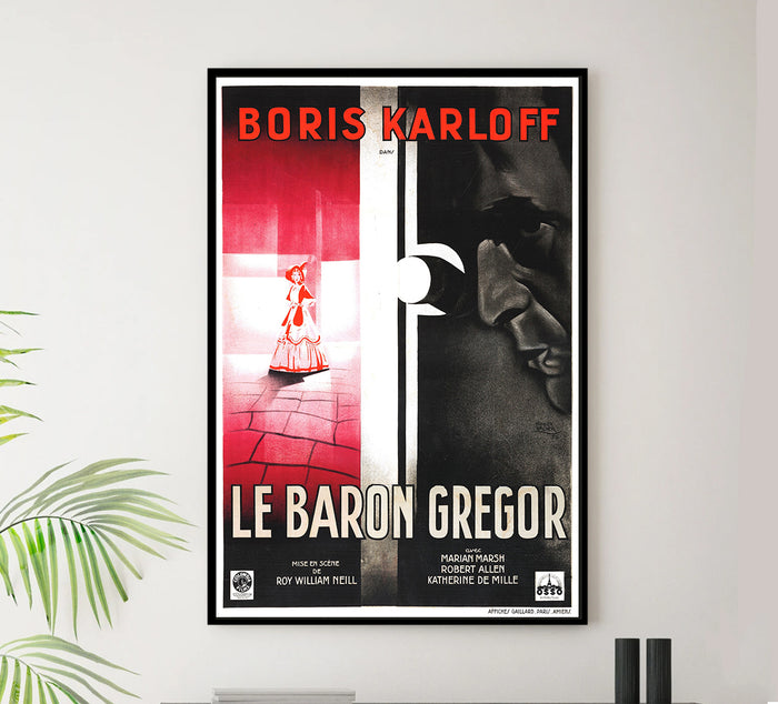 The Black Room 1935 - France - v1 - Classic Movie Poster