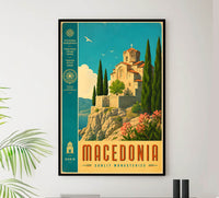 Macedonia - Tourism - v1 - Vintage Travel Poster