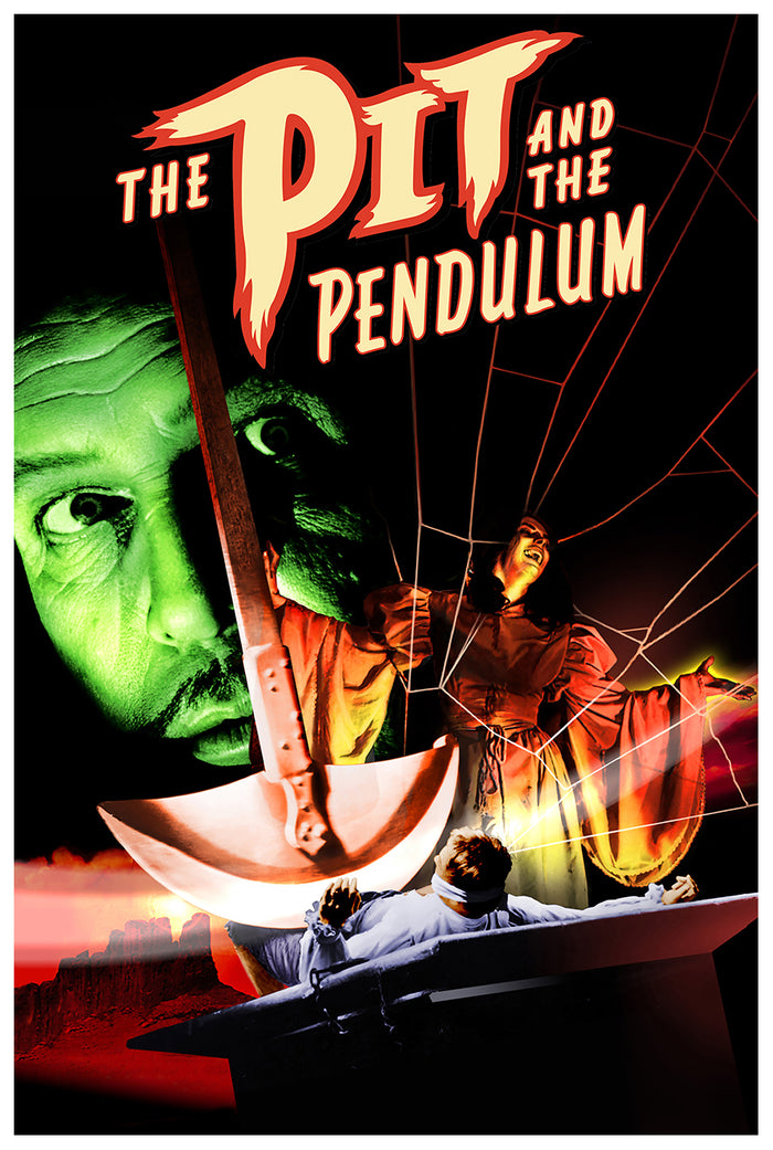 Pit and the Pendulum 1961 - US - v2 - Classic Movie Poster