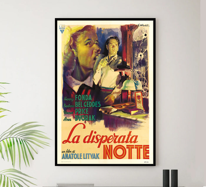 The Long Night 1947 - Italy - v1 - Classic Movie Poster