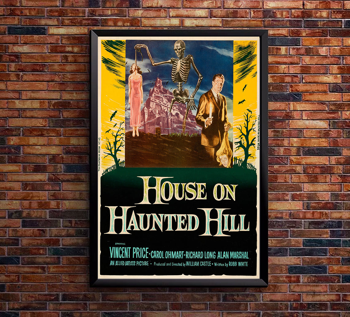 House on Haunted Hill 1959 - US - v4 - Classic Movie Poster