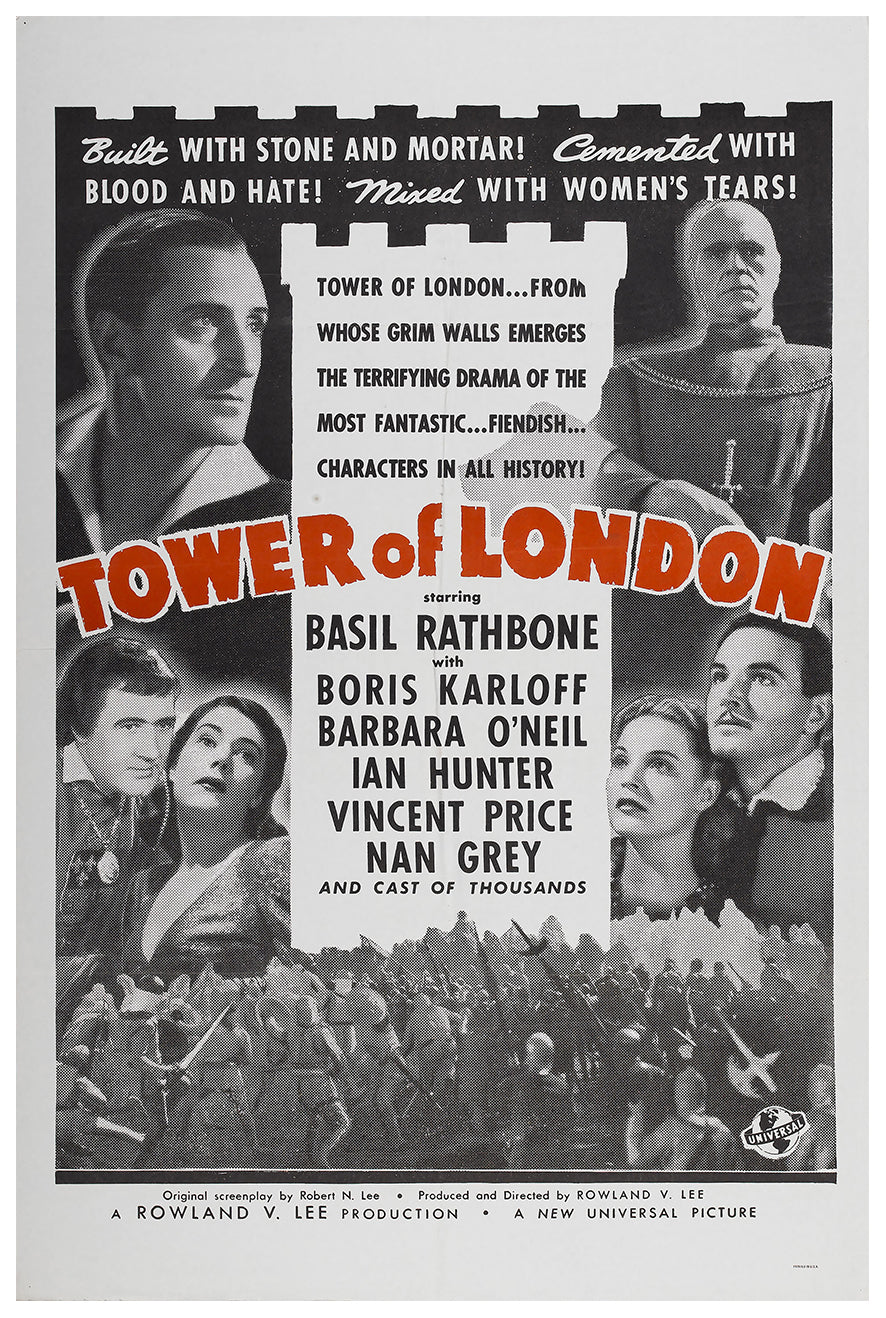 Tower of London 1939 - US - v5 - Classic Movie Poster