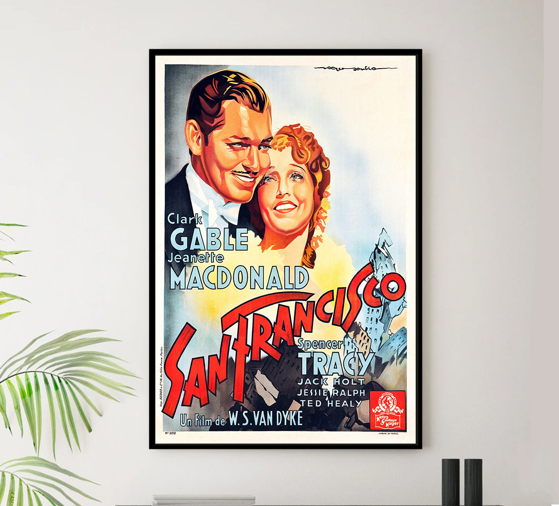 San Francisco 1936 - France - v1 - Classic Movie Poster