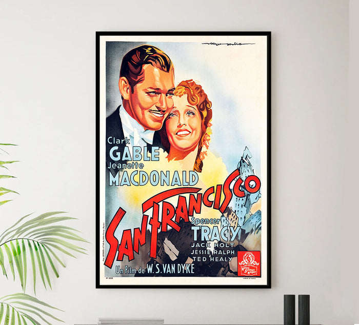San Francisco 1936 - France - v1 - Classic Movie Poster