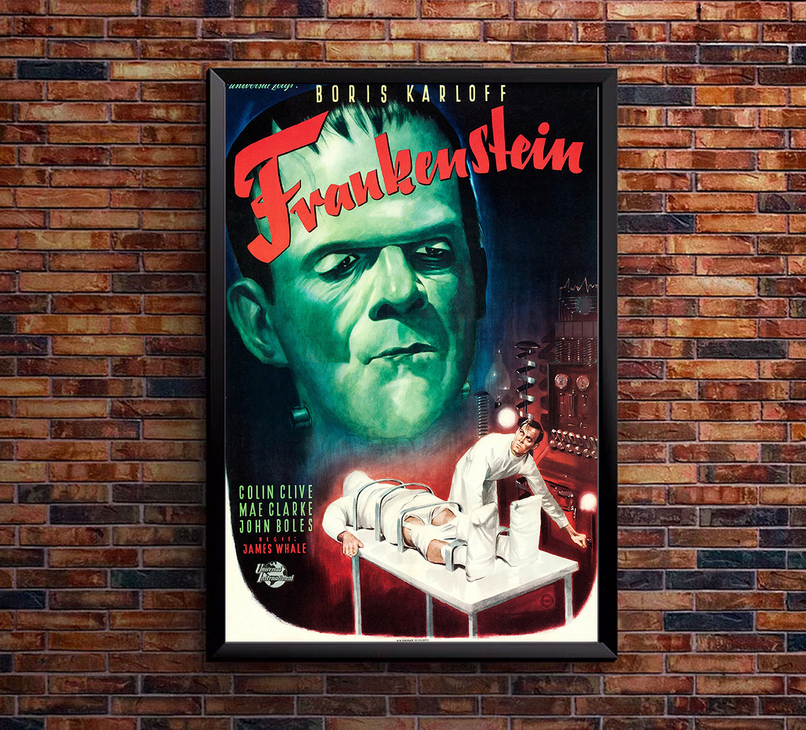 Frankenstein 1931 - Germany - v1 - Classic Movie Poster