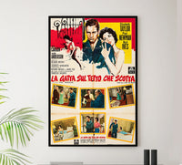 Cat on a Hot Tin Roof 1958 - Paul Newman - Italy (2) - Classic Movie Poster