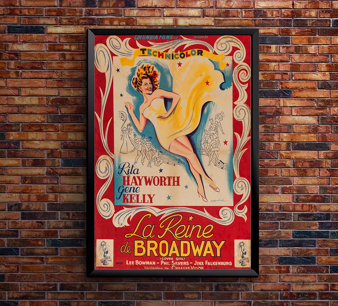 Cover Girl 1944 - Rita Hayworth - France - Classic Movie Poster