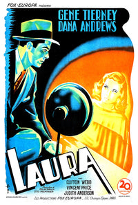 Laura 1944 - France - v1 - Classic Movie Poster