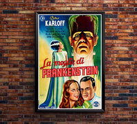 Bride of Frankenstein 1935 - Italy - v1 - Classic Movie Poster