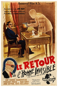 The Invisible Man Returns 1940 - France - v3 - Classic Movie Poster