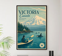 Canada- Victoria 2 - Vintage Tourism Travel Poster